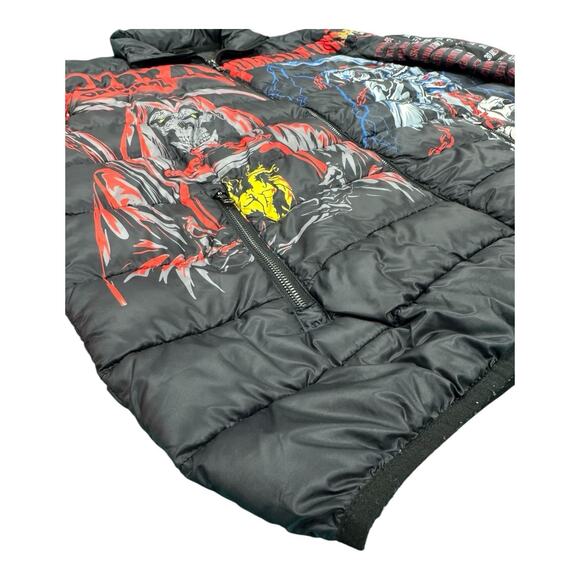 Rockstar Original Men's Izzy Graphic Full Zip 2XL Puffer Jacket Streetwear Punk - Picture 4 of 16